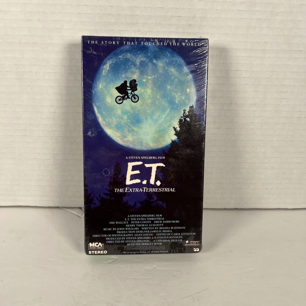 ET‎ The Extra-Terrestrial VHS 1988 MCA Home Video Factory Sealed New